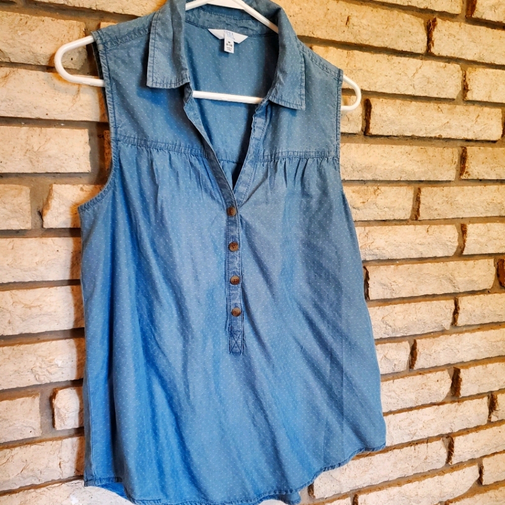 Denim tank top